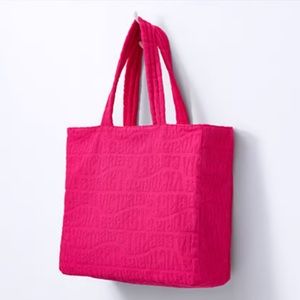 Hot Pink Victoria’s Secret Limited Time Beach Tote Bag